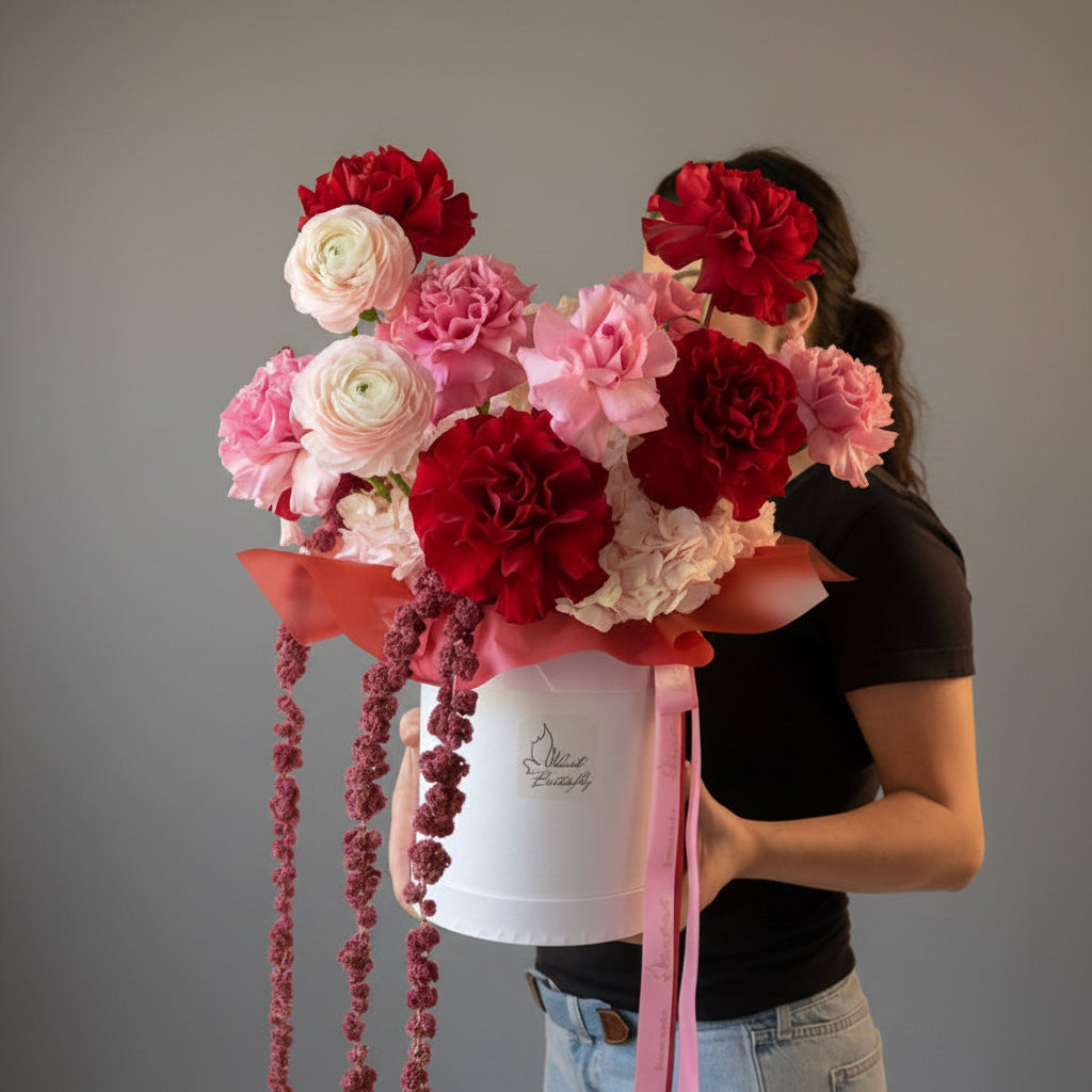 Scarlet Romance Hatbox