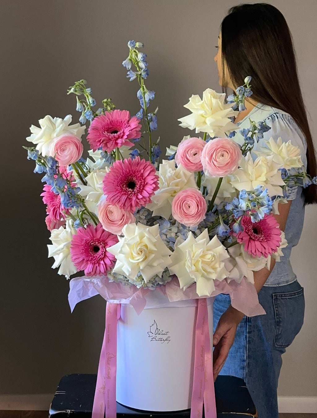 Blush & Blue Symphony