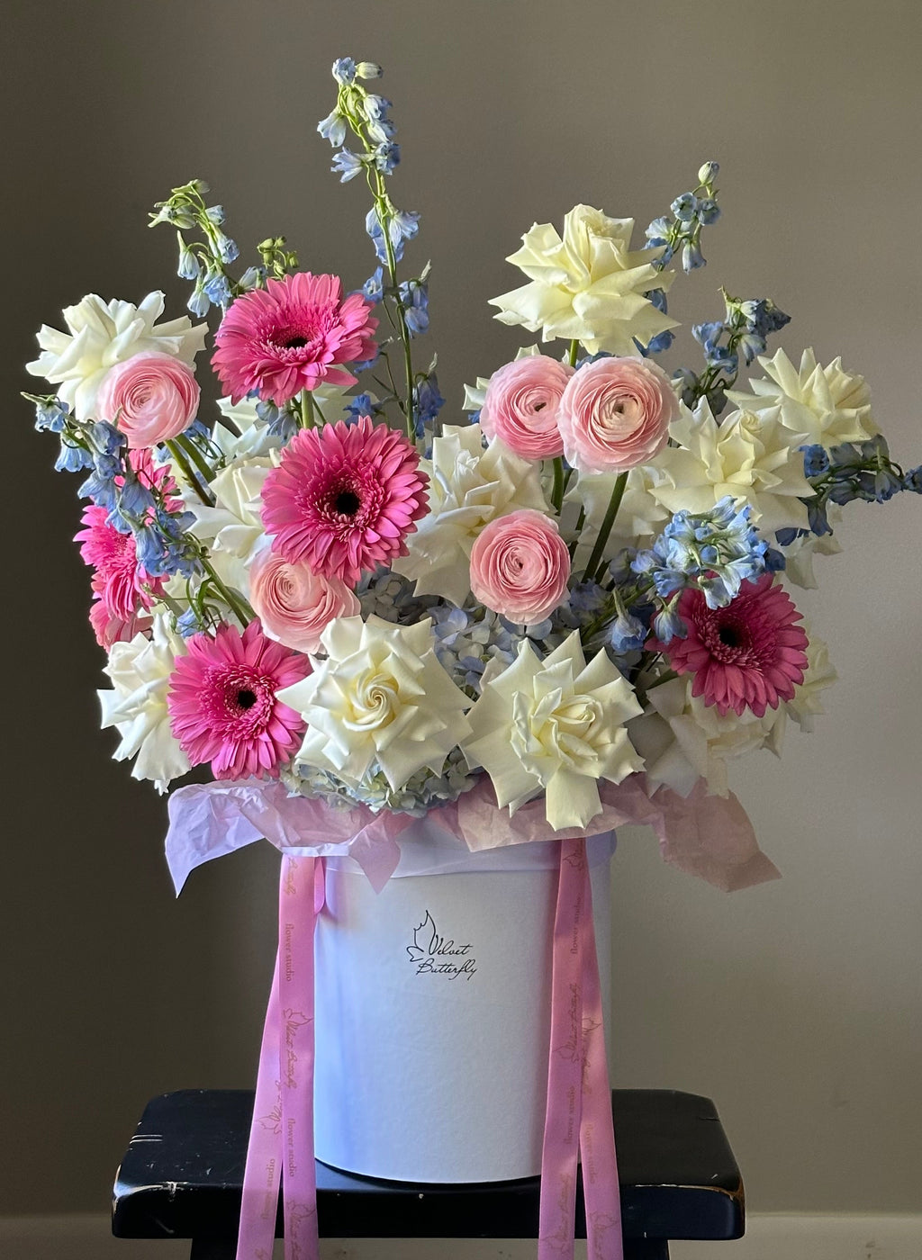 Blush & Blue Symphony
