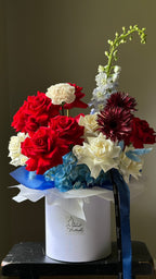 Memorial Day Celebration Flowers – Red White Blue
