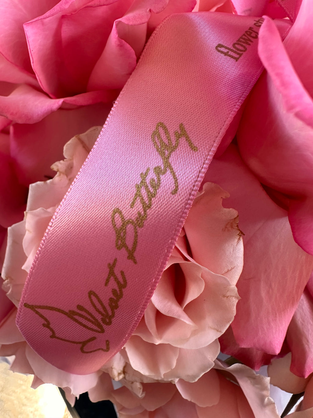 Pink Whisper Rose Hatbox