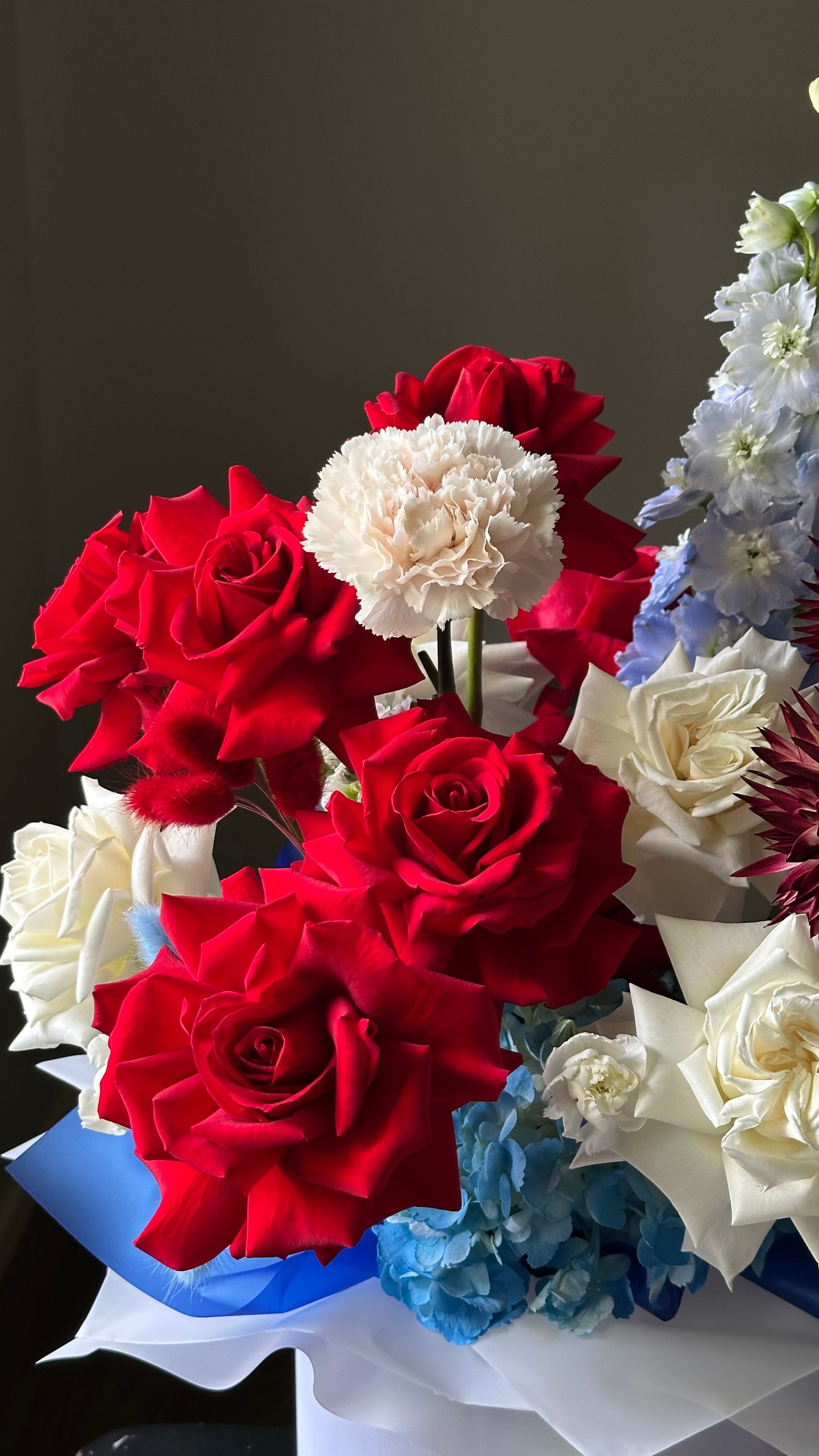 Memorial Day Celebration Flowers – Red White Blue