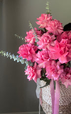 Pink Expression – Luxury Basket of French Roses