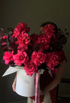 Luxury Hot Pink Rose Arrangement