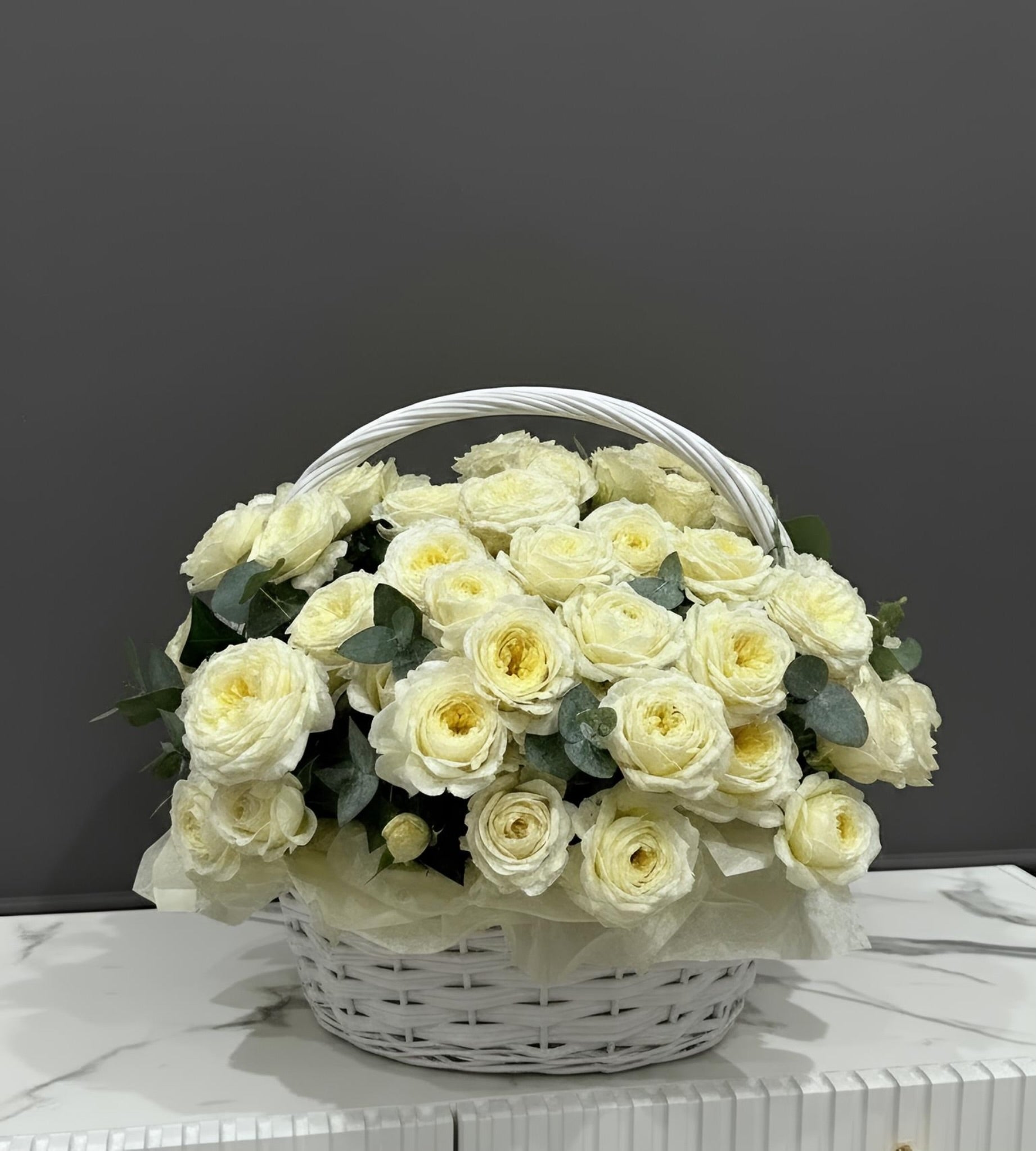 Scarlet Romance Basket