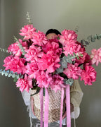 Pink Expression – Luxury Basket of French Roses
