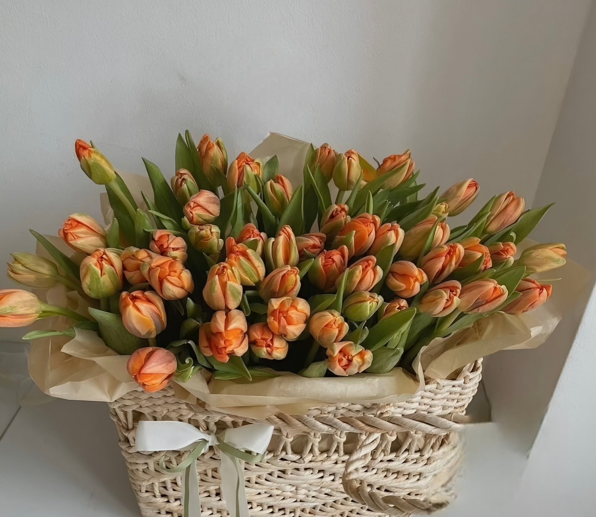Golden Tulip Basket