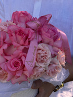 Pink Whisper Rose Hatbox