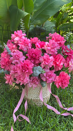 Pink Expression – Luxury Basket of French Roses