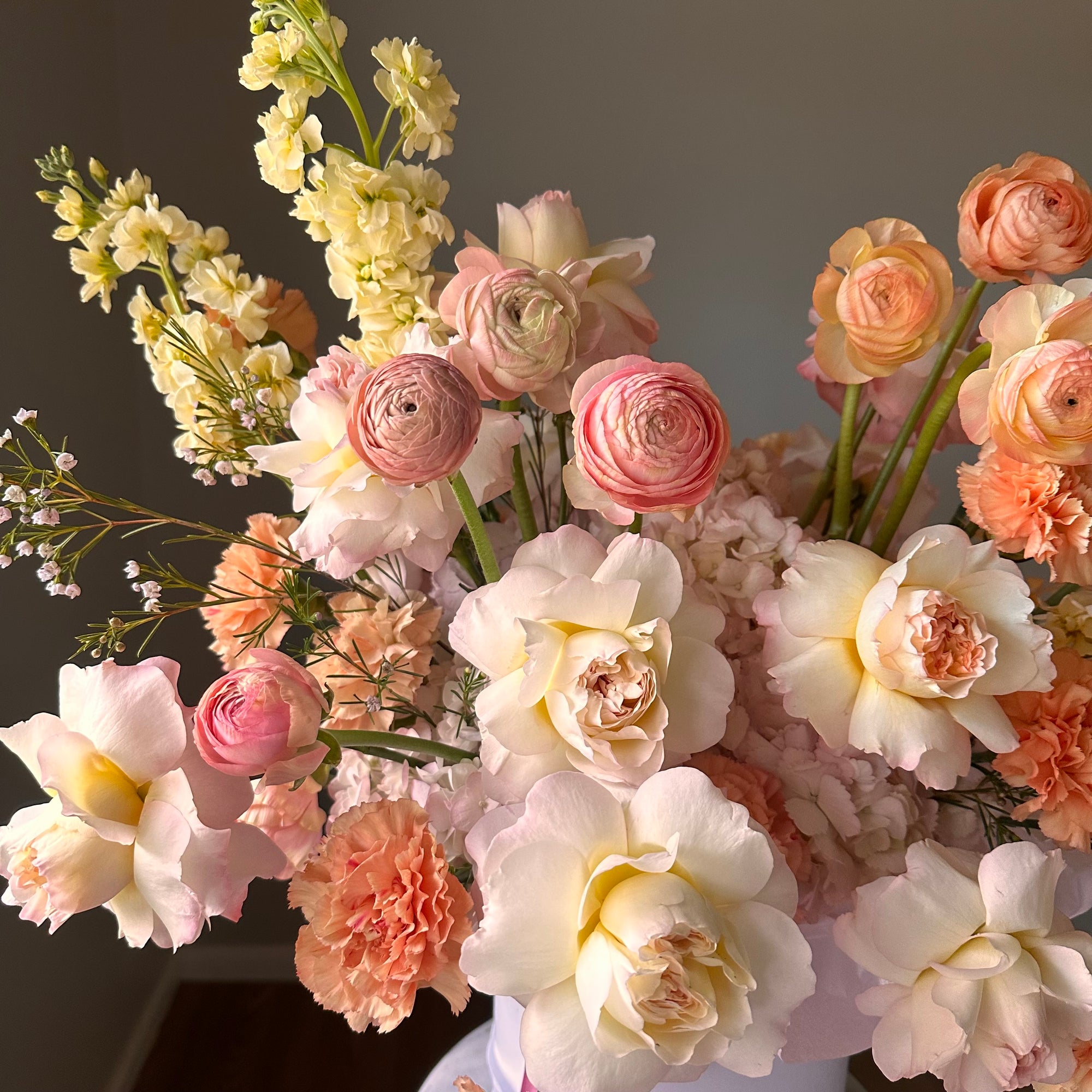 Peachy elegance