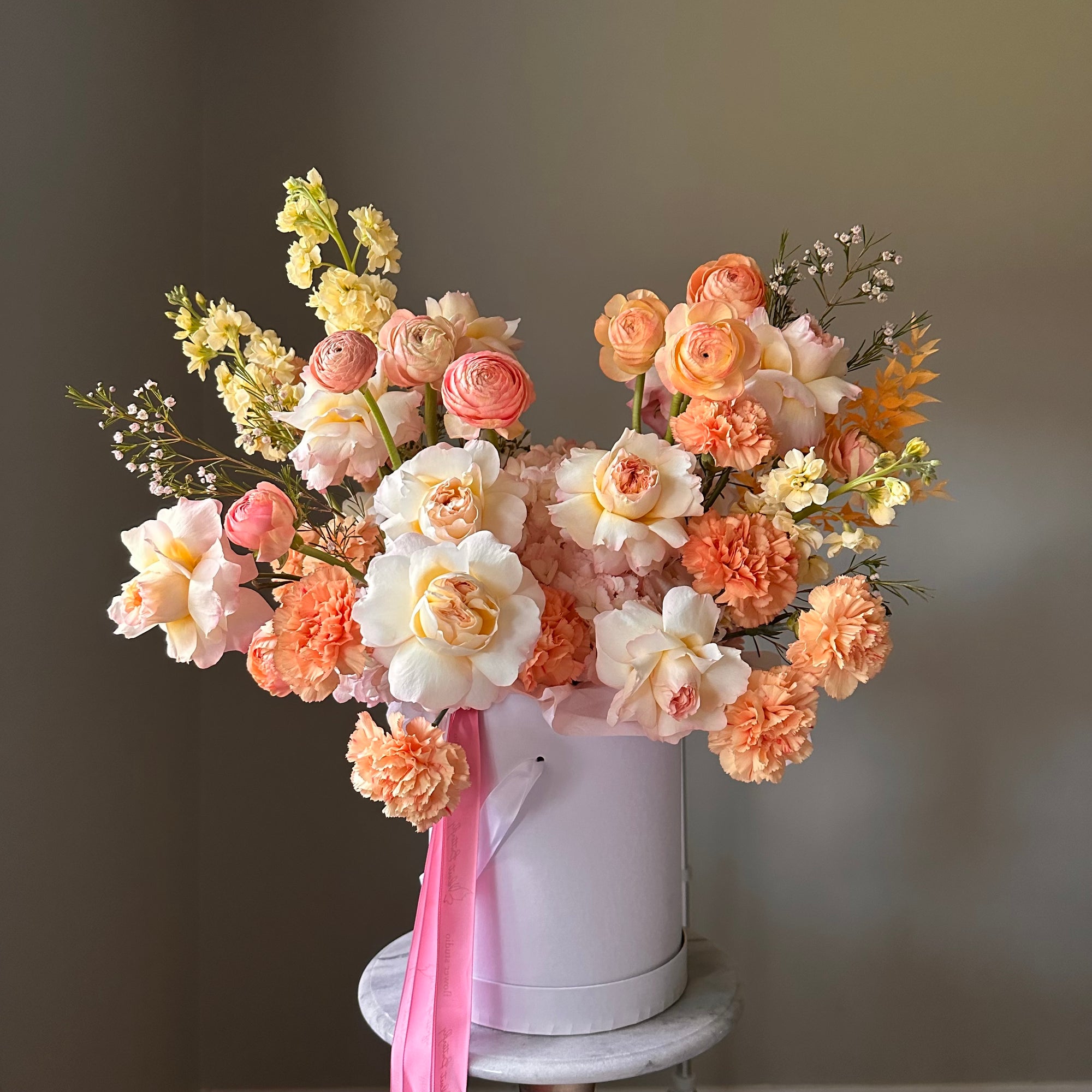 Peachy elegance